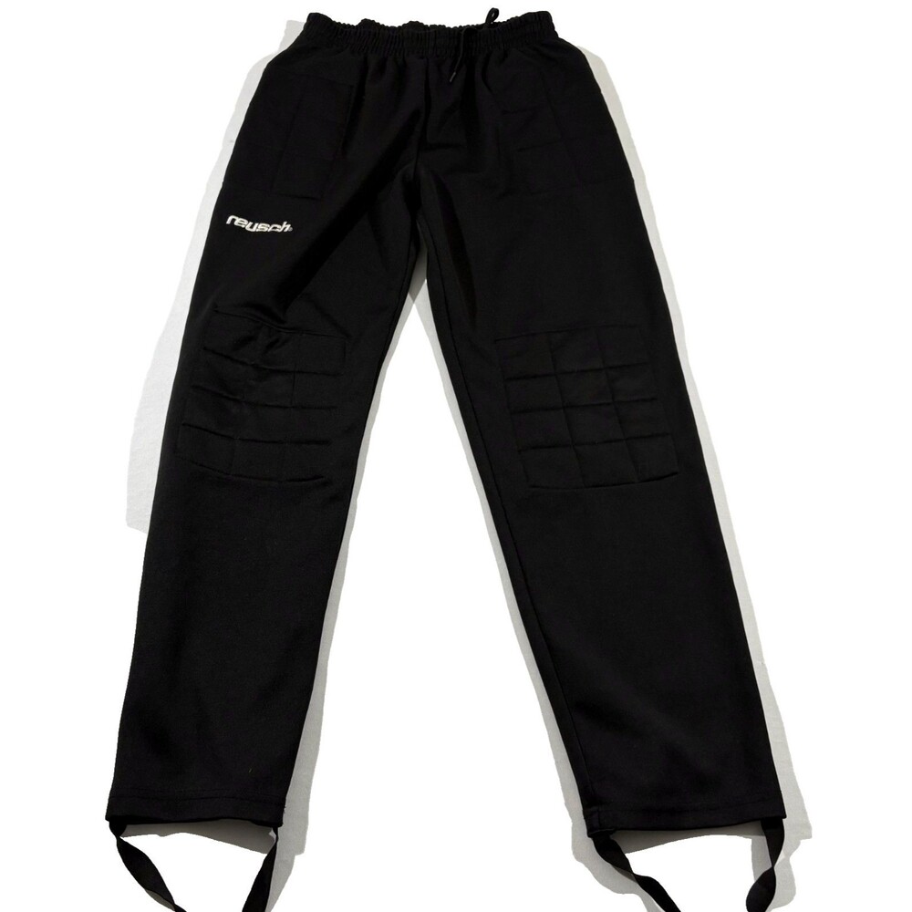 Reusch Soccer Adult Unisex Pant Goalkeeper Padded Football Goalie Black Sz S